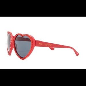 Betsey Johnson Accessories - Betsy Johnson Red Rhinestone Heart Sunglasses NEW! Betsey Johnson Accessories - Betsy Johnson Red Rhinestone Heart Sunglasses NEW!